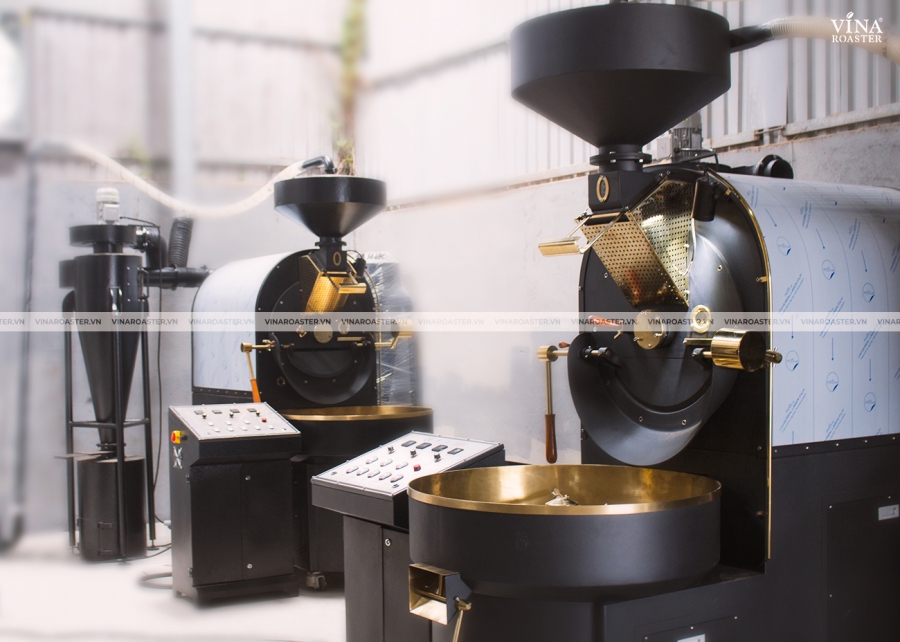Coffee roaster machine 22kg - VNR BRO22 double drum