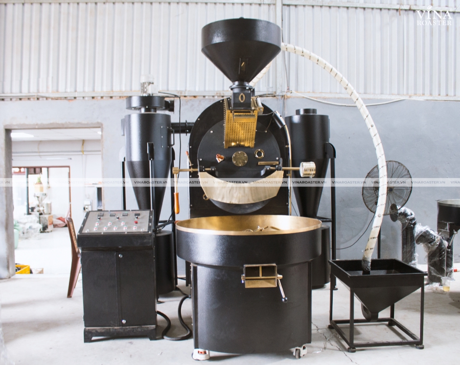 Coffee roaster machine 30kg - VNR BRO30 double drum