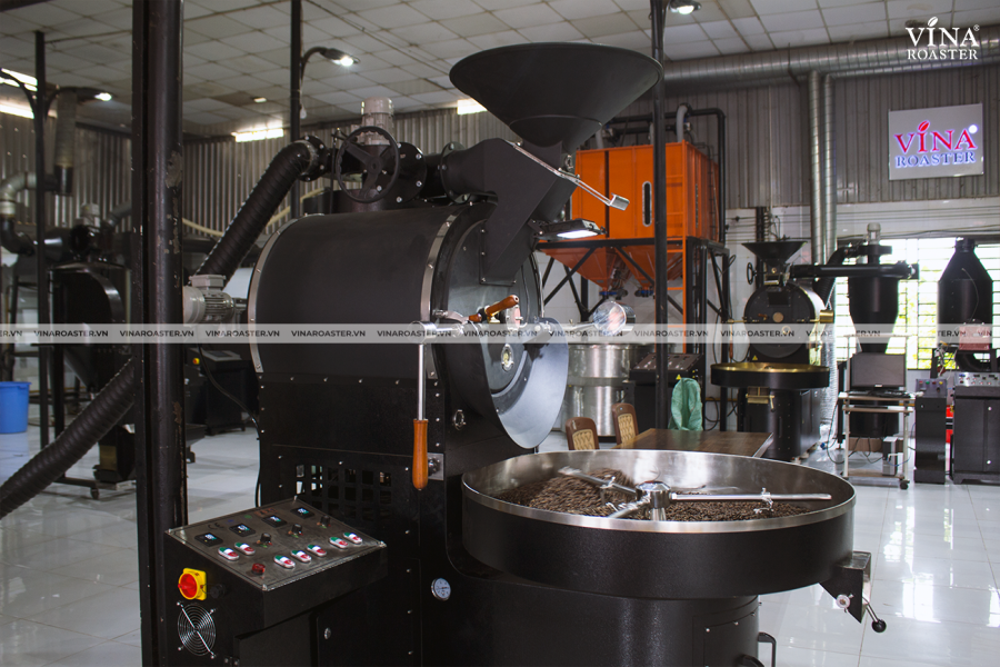 Coffee roaster machine 15kg - VINA G15 double wall drum