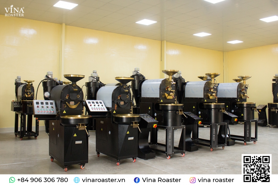 Coffee roaster machine 03kg - VNR BRO03 double drum