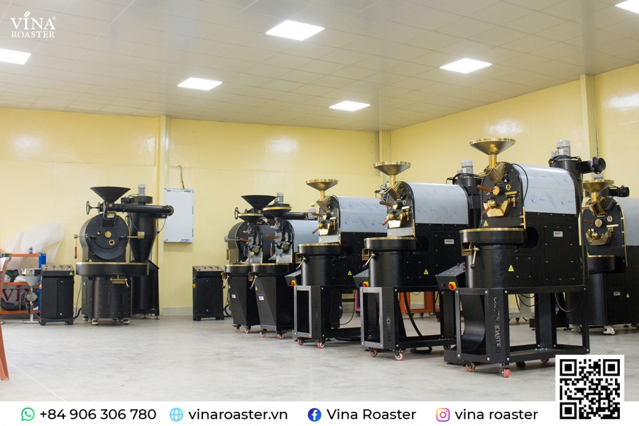 Coffee roaster machine PS30kg - VINA PS30