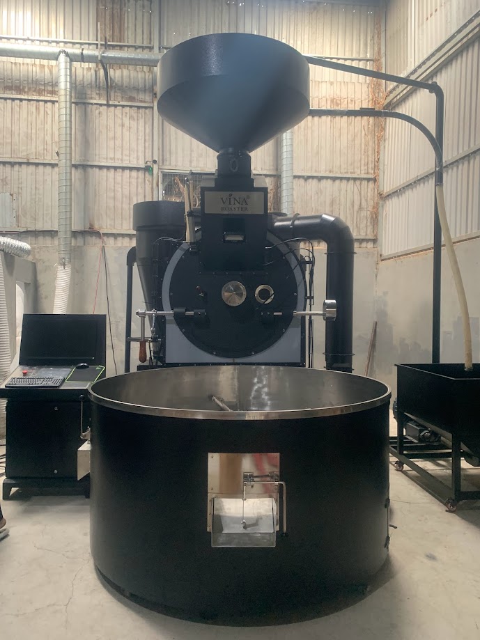 Coffee roaster machine 180kg - VNR BRO180 double drum