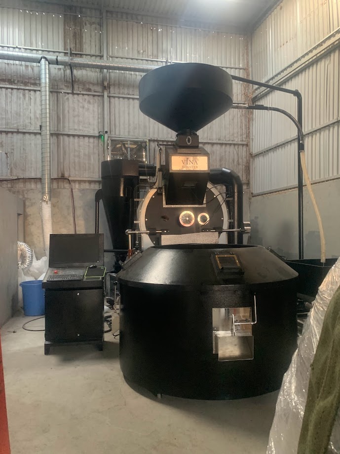 Coffee roaster machine 180kg - VNR BRO180 double drum