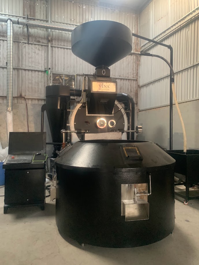 Coffee roaster machine 180kg - VNR BRO180 double drum