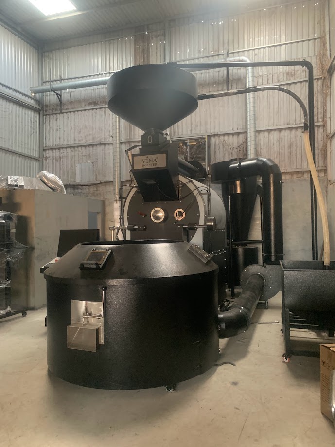 Coffee roaster machine 180kg - VNR BRO180 double drum