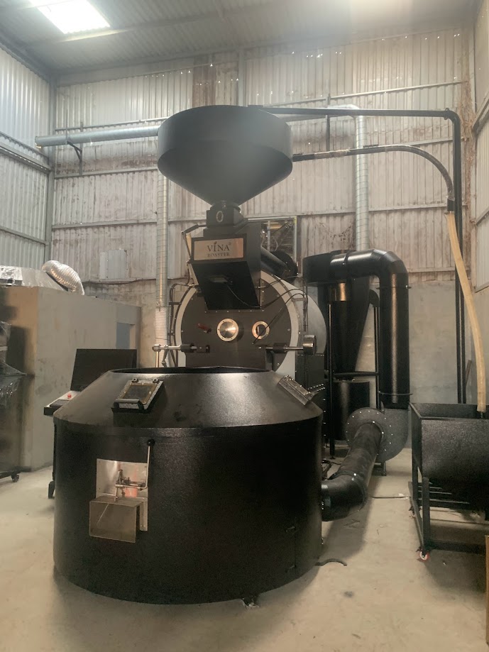 Coffee roaster machine 180kg - VNR BRO180 double drum