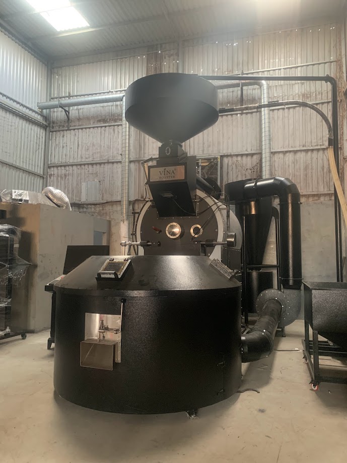 Coffee roaster machine 180kg - VNR BRO180 double drum