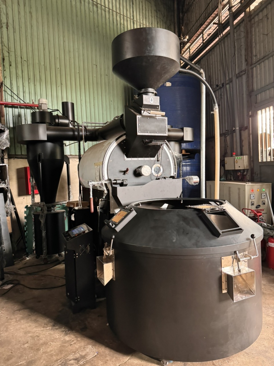 Coffee roaster machine 90kg - VNR BRO90 double drum
