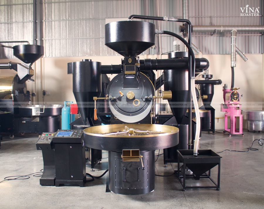 Coffee roaster machine 30kg - VINA G30 double wall drum