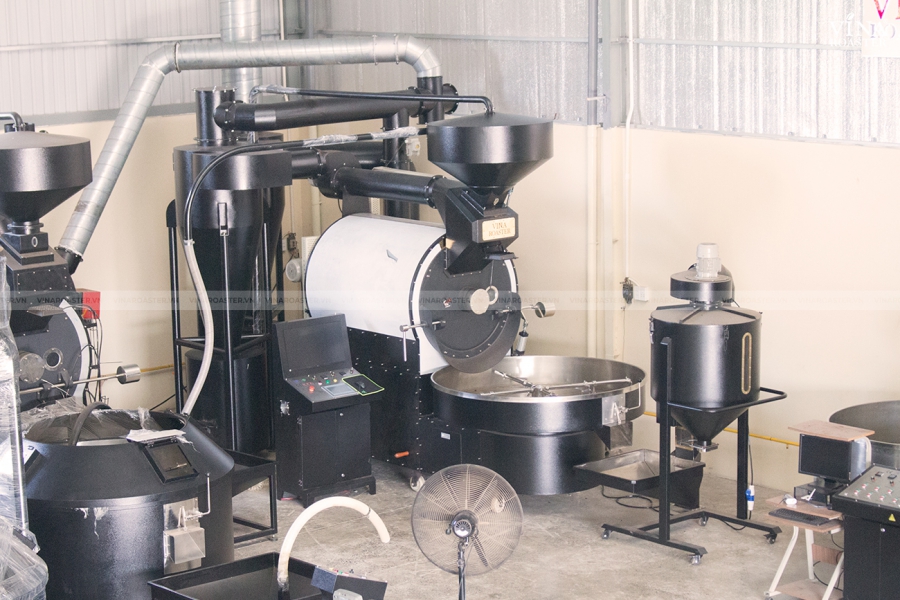 Coffee roaster machine 120kg - VNR BRO120 double drum