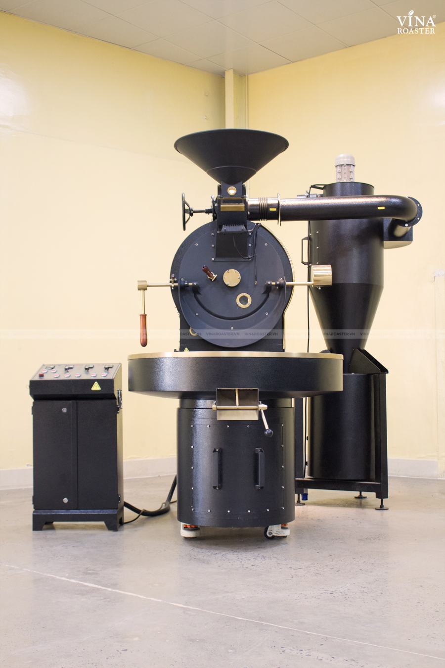 Coffee roaster machine 15kg - VINA G15 double wall drum