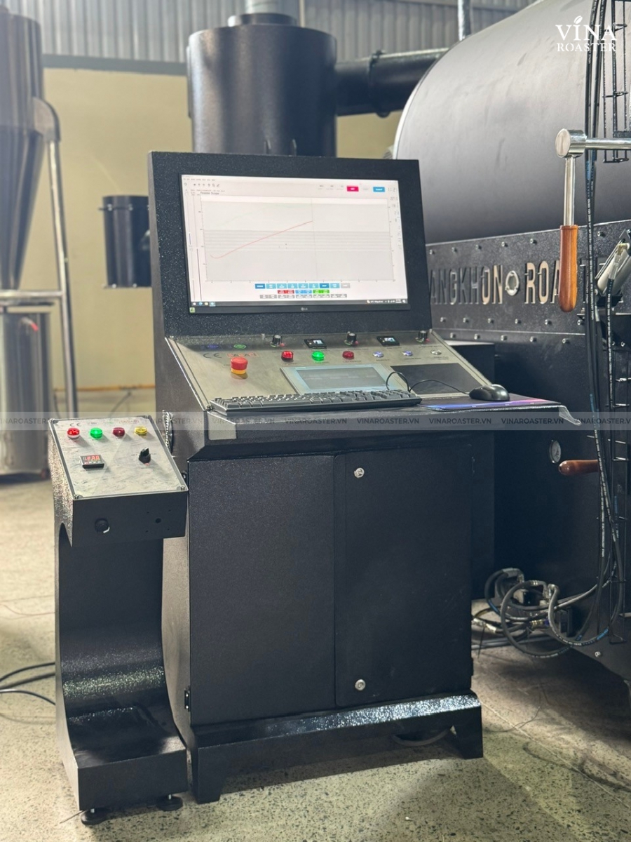 Coffee roaster machine 45kg - VINA G45 double wall drum