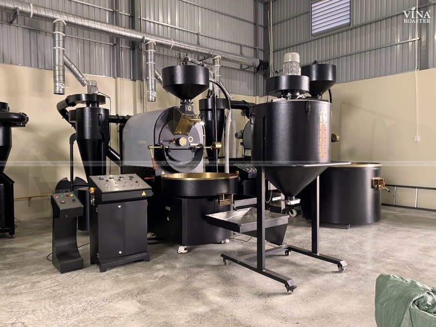 Coffee roaster machine 030kg BRO model, VNR - BRO30 ( manual & automatic )
