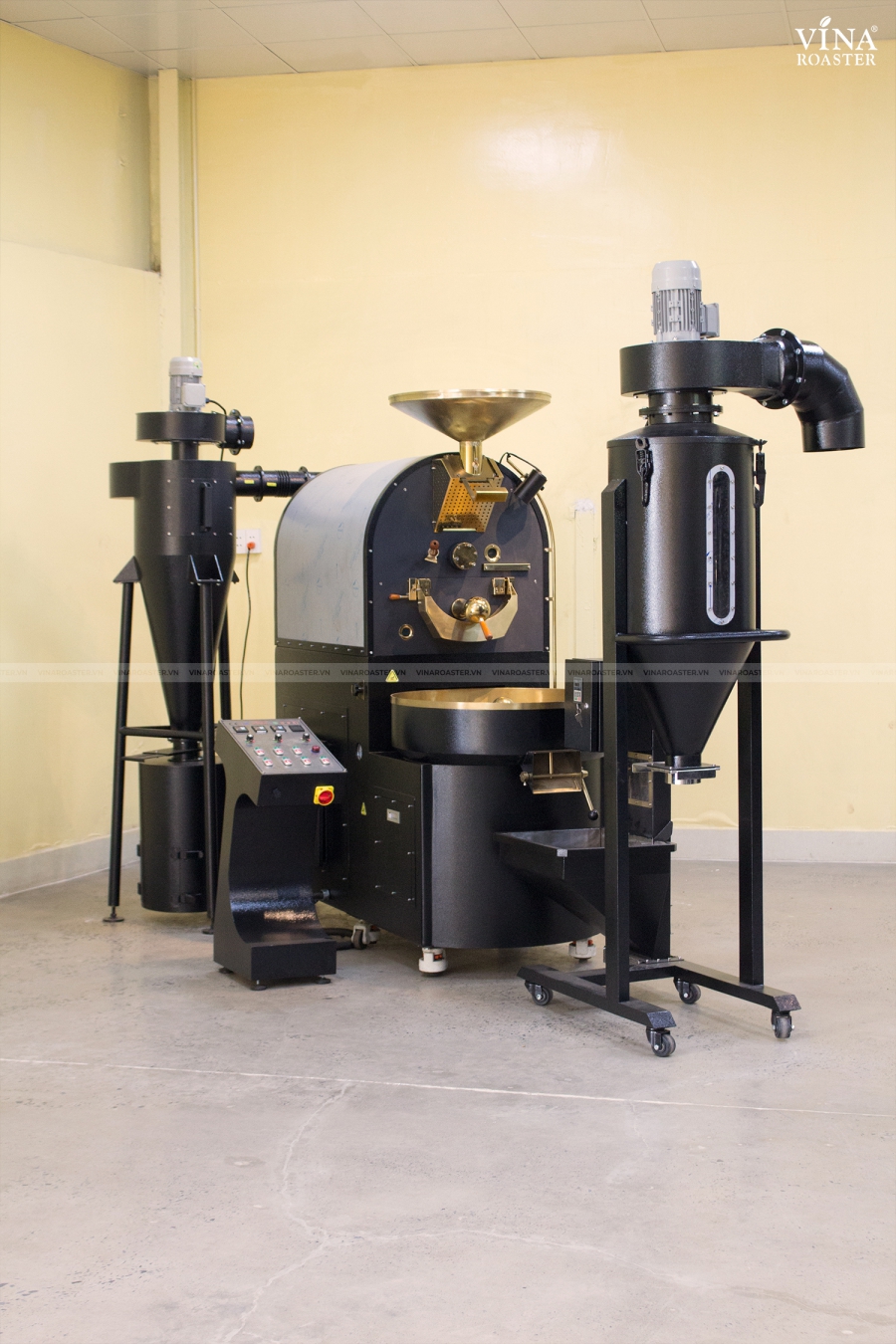Coffee roaster machine 12kg - VNR BRO12 double drum