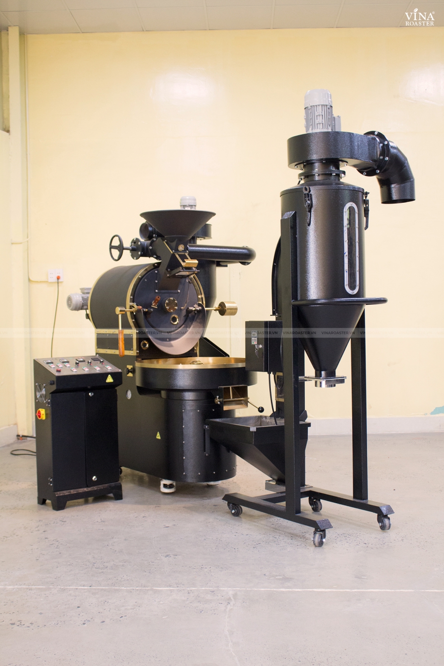 Coffee roaster machine 01kg - VINA G06 double wall drum