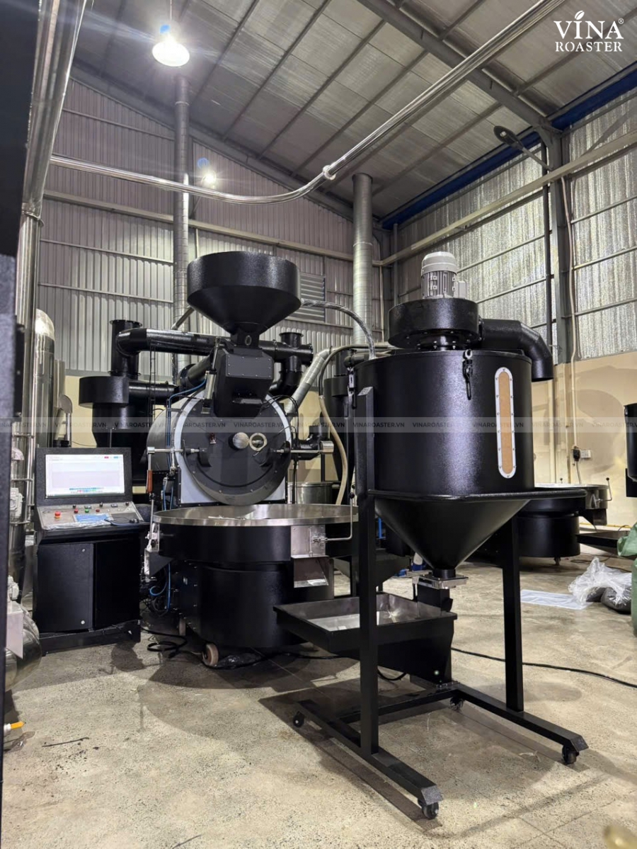 Coffee roaster machine 60kg UG model, VNR - UG60 ( manual and automatic )