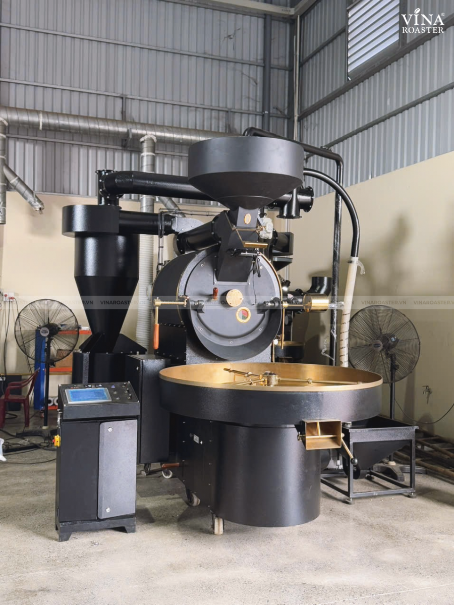 Coffee roaster machine 30kg - VINA G30 double wall drum