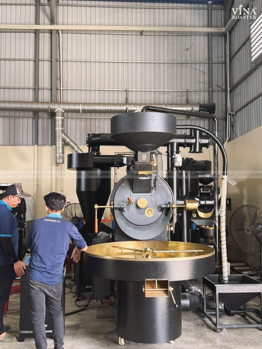 Coffee roaster machine 30kg - VINA G30 double wall drum