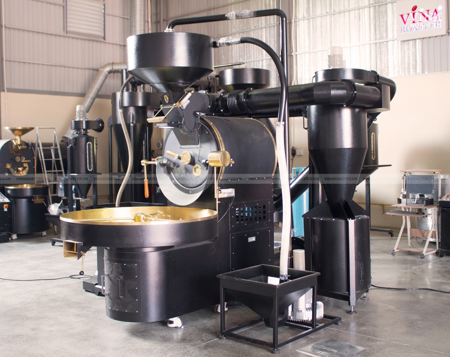 Coffee roaster machine 30kg - VINA G30 double wall drum