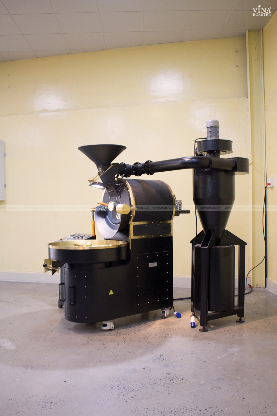 Coffee roaster machine 01kg - VINA G06 double wall drum