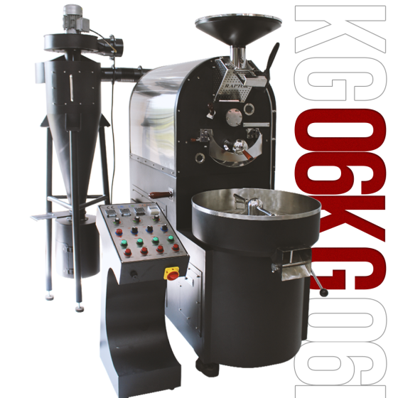 Coffee roaster machine 06kg - VNR BRO06 double drum