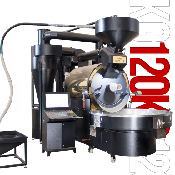 Coffee roaster machine 120kg UG model, VNR - UG120 ( manual and automatic )